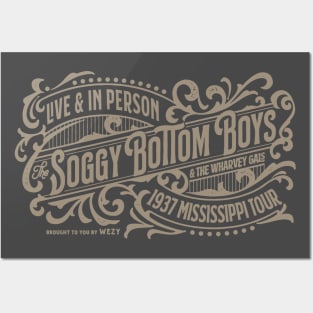 The Soggy Bottom Boys Live (Tan) Posters and Art